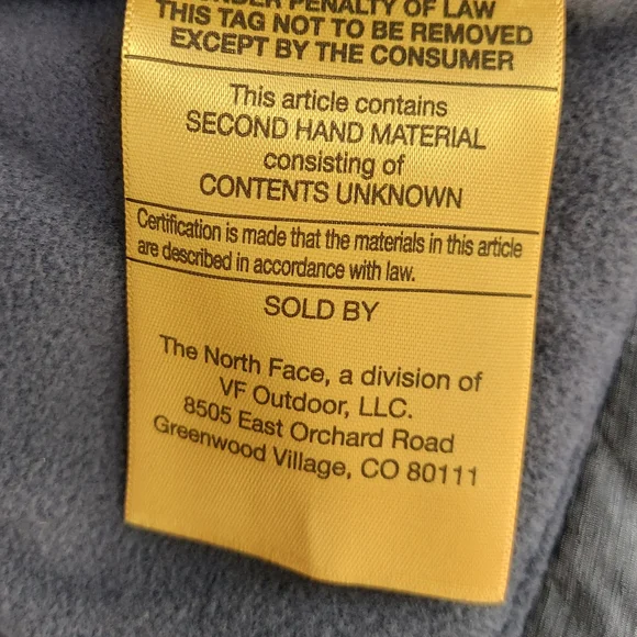 The North Face Baby Down Insulated HDY Gray Puffer Jacket Size 12-18months - Picture 11 of 16